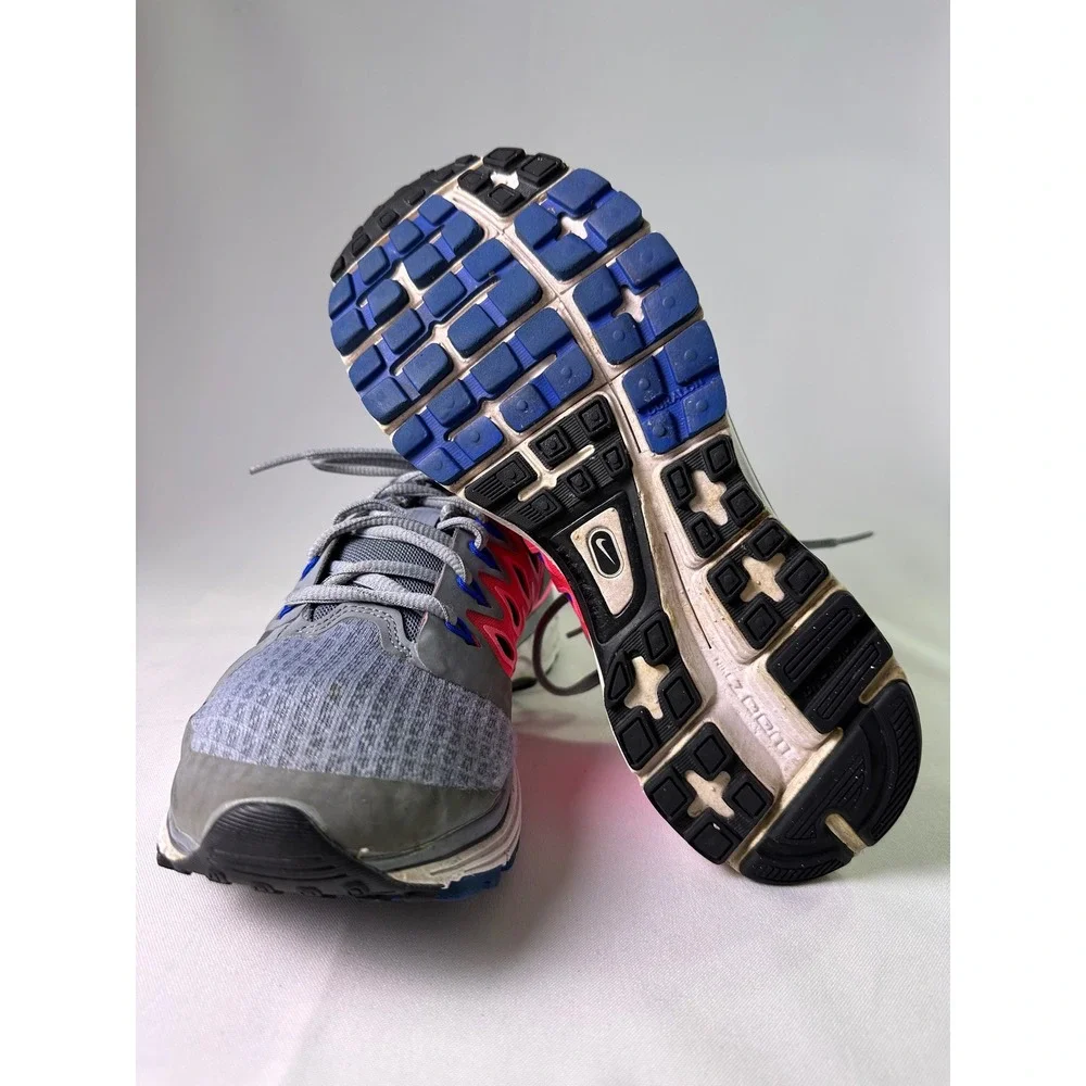 Nike Zoom Vomero 9 Women's Running Shoes Gray Pink‎ Blue 642196-006 Size 8